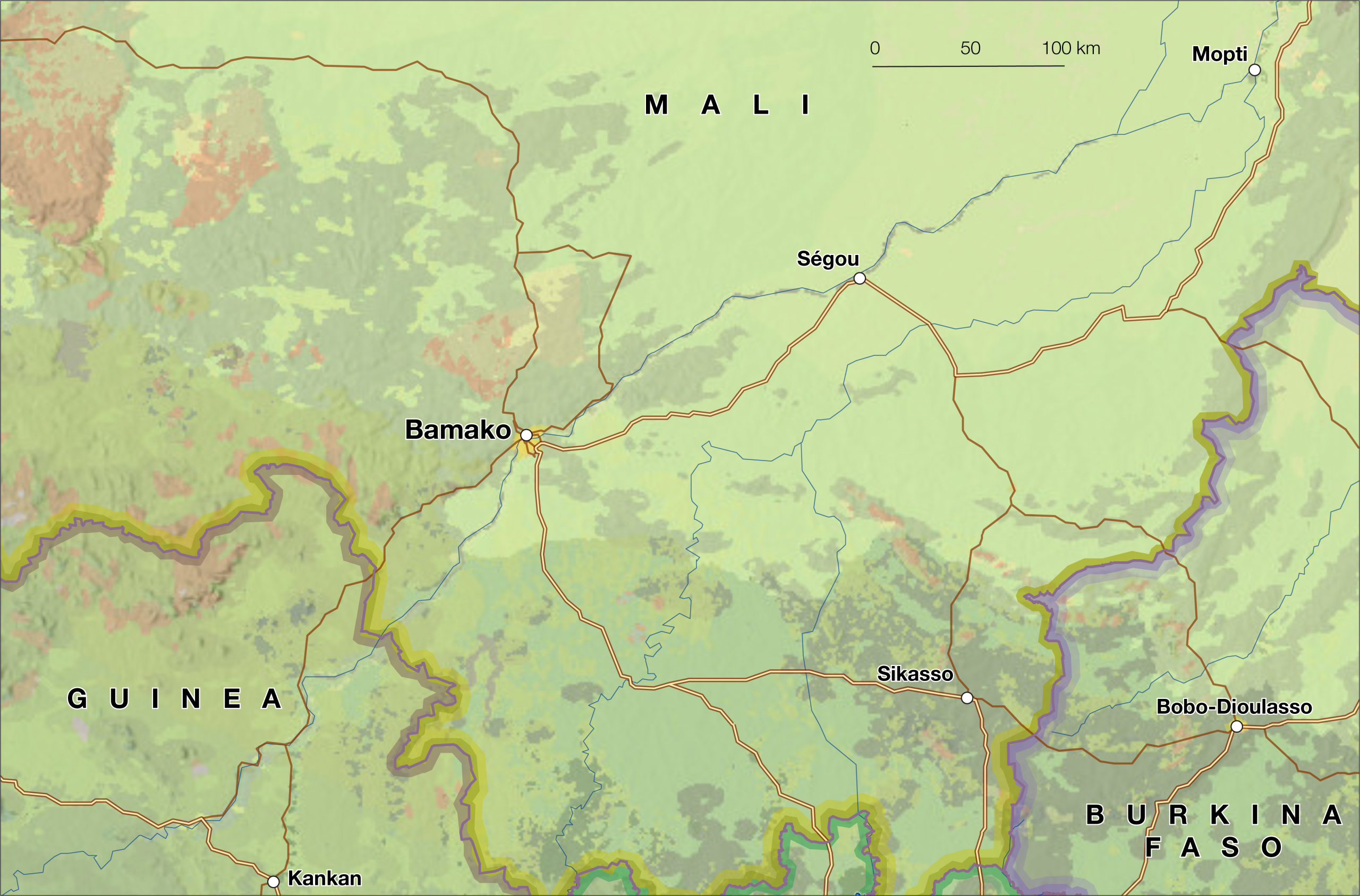 Bamako in the West African Sahel