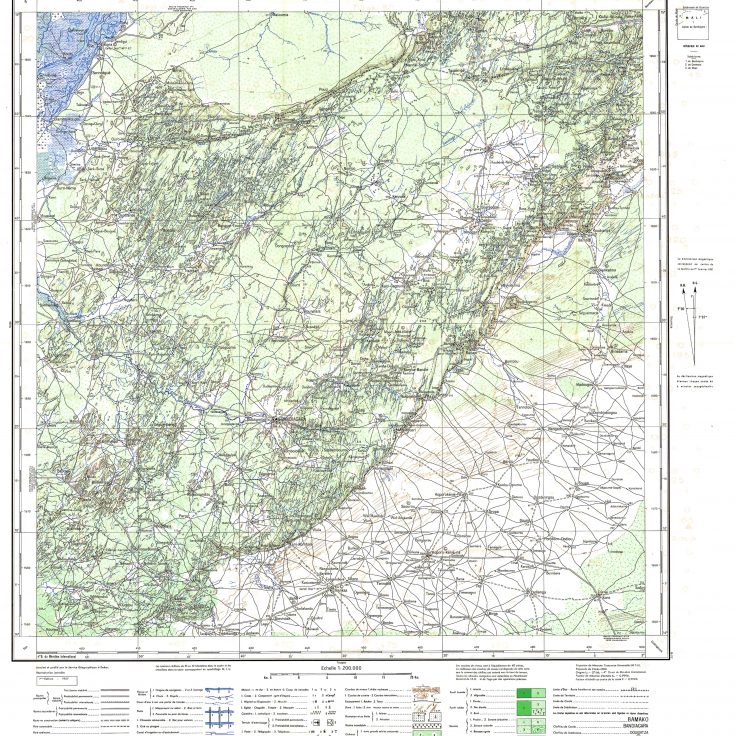 Bandiagara map