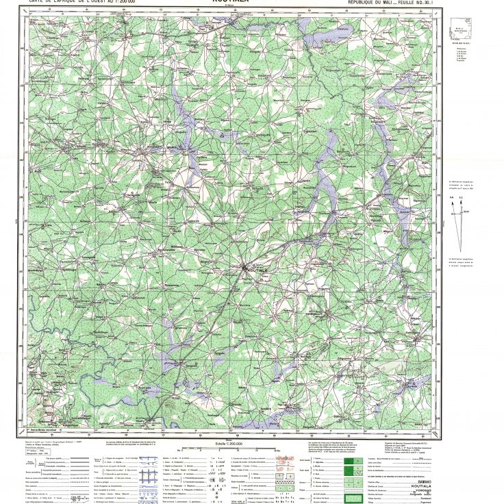 Koutiala map