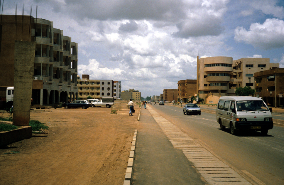 a road in Ouagadougou
